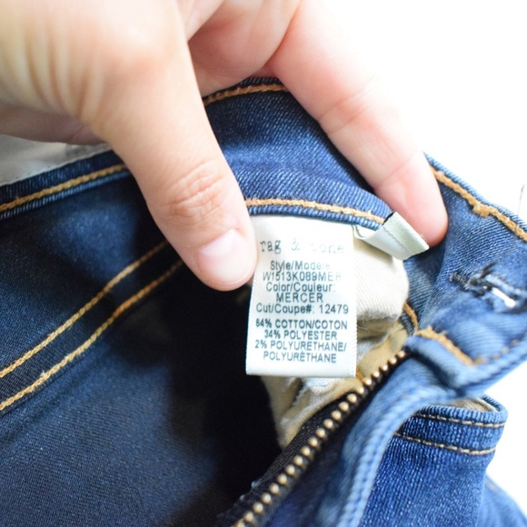 Rag & Bone High Rise Skinny Jeans - Picture 4 of 7